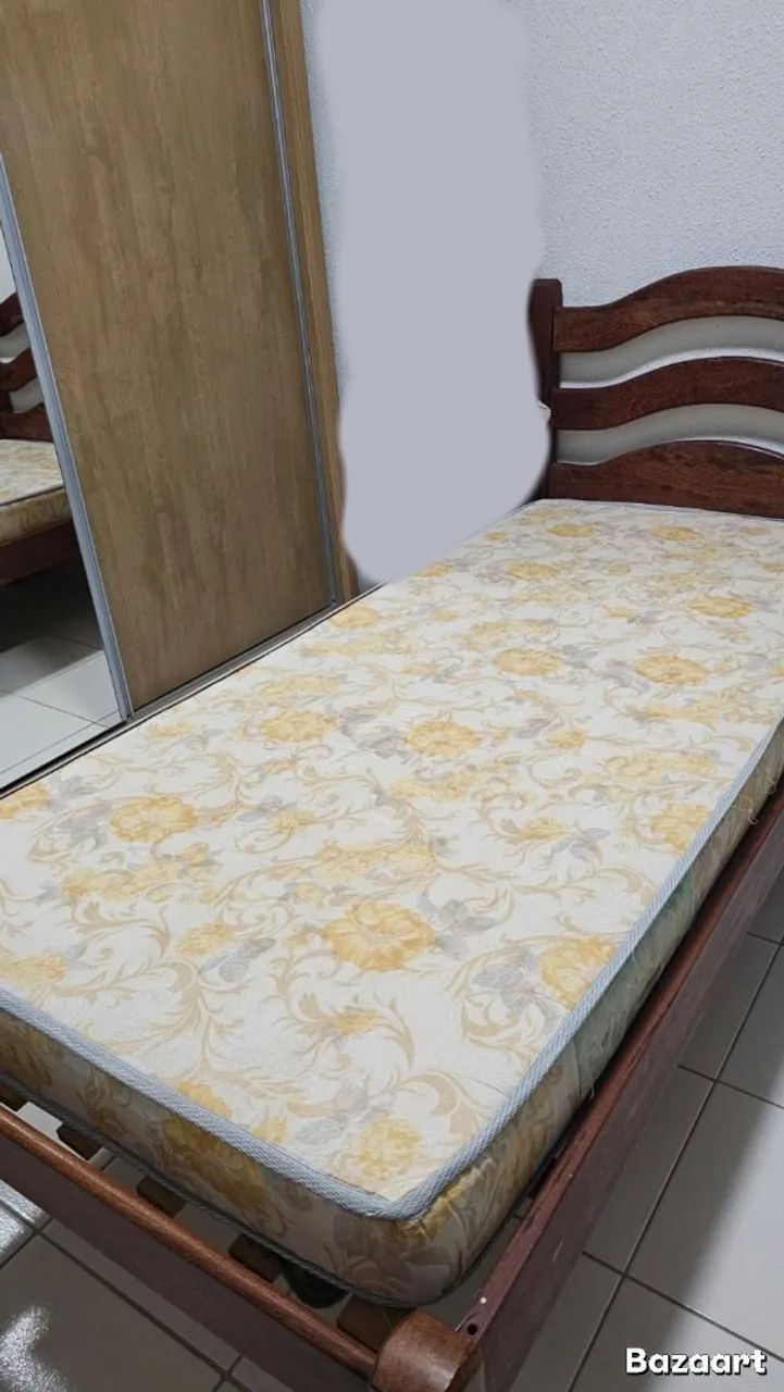 2 camas rústicas de solteiro em massaranduba 