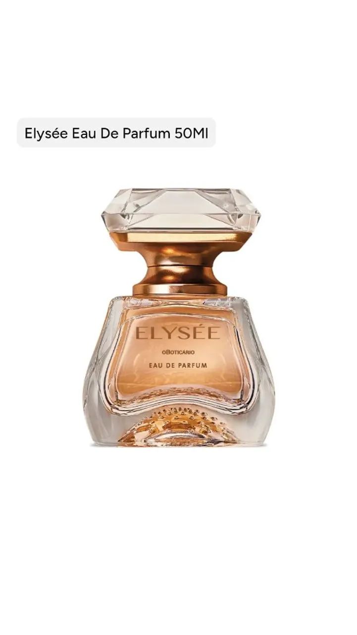 BOTICÁRIO perfume Elisée Tradicional, Elisée Nuit e Elisée Succes