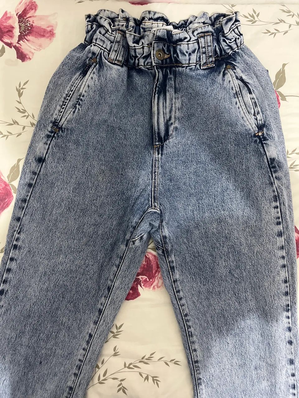Calça jeans feminina Zara  - Foto 2