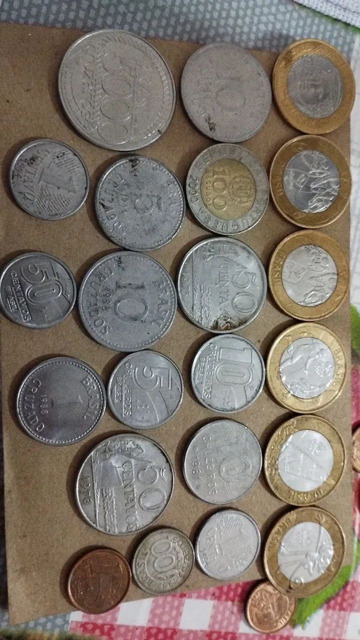 Moedas pra colecionador 
