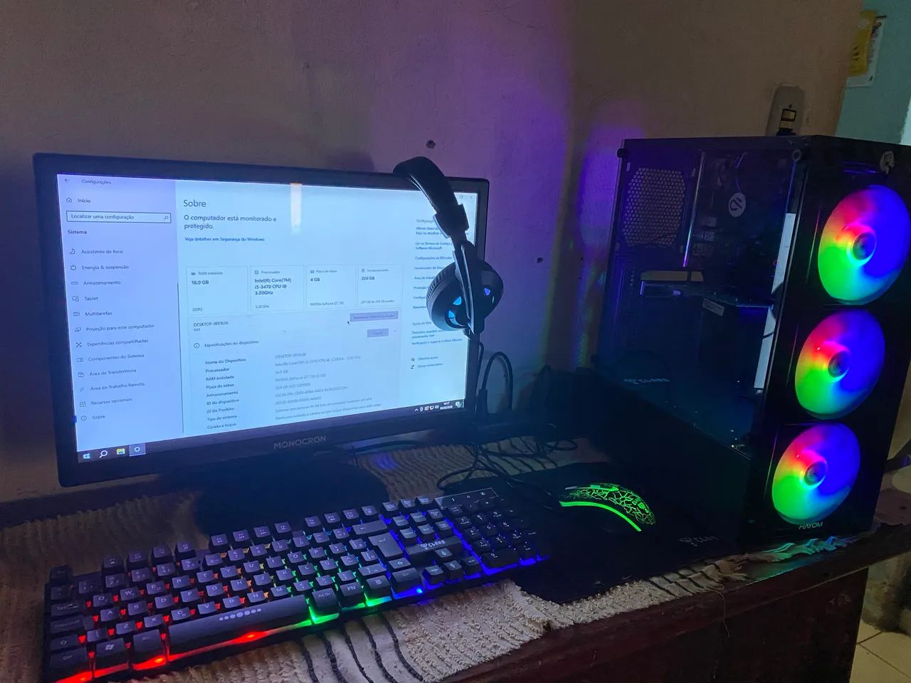 Pc Gamer completo PRA VENDER LOGO - Foto 2