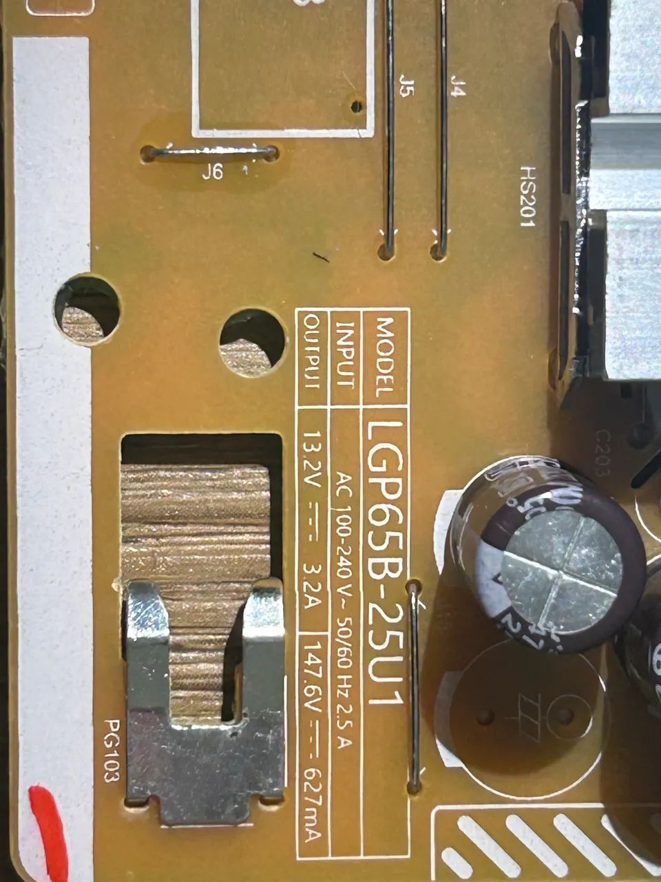 Placa fonte e principal LG 4K 65 modelo 65UA8550PSA - Foto 4