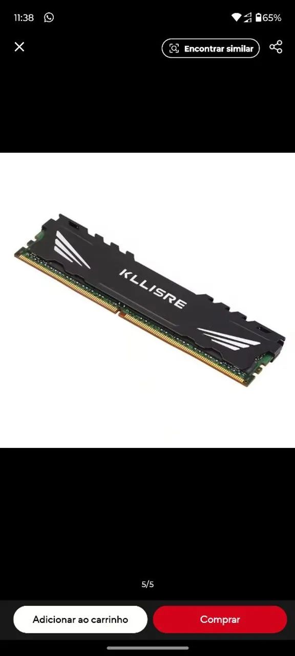 2x8 ram ddr4 2400mhz - Foto 2