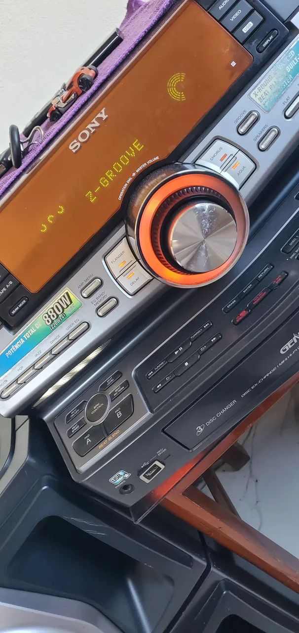 SONYオーディオ Sony ZUX9 vendo ou troco por algo do meu interesse quem conhece já