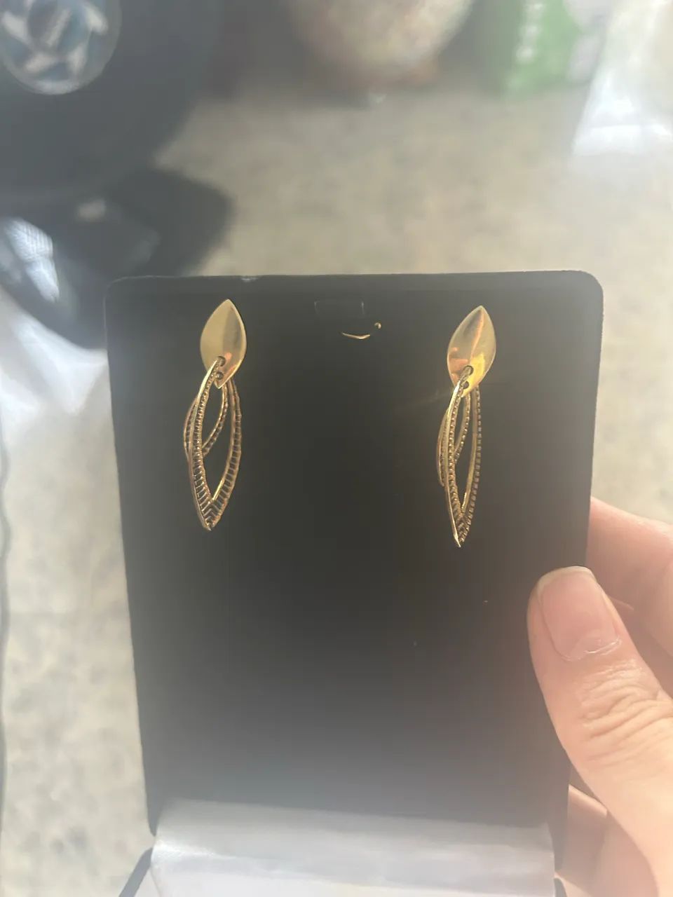 Brincos ouro 18k 750 - Foto 3