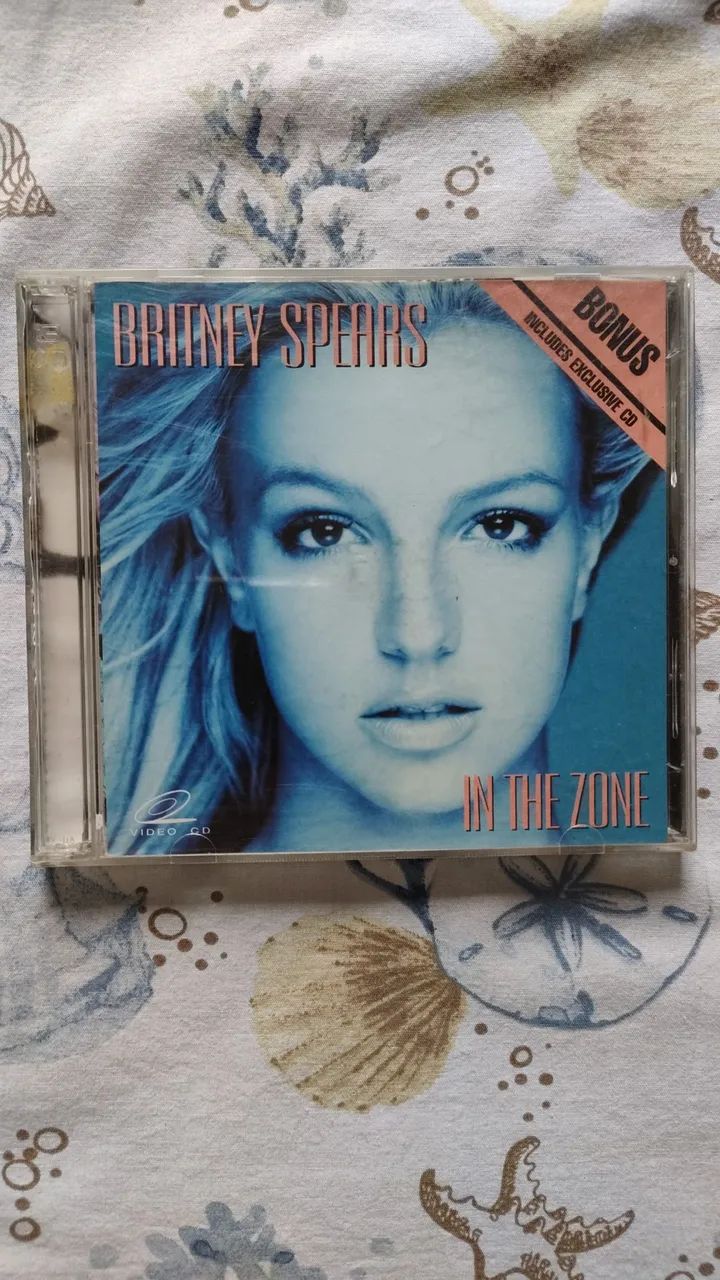 VCD In The Zone Britney Spears Tailândia 