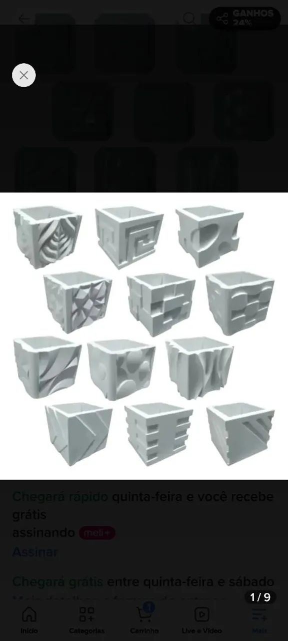 Moldes 3D para cubas e vasos  - Foto 2