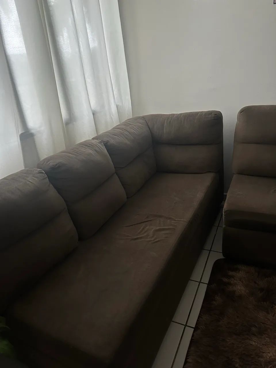 Sofá 2 peças usado - Foto 2