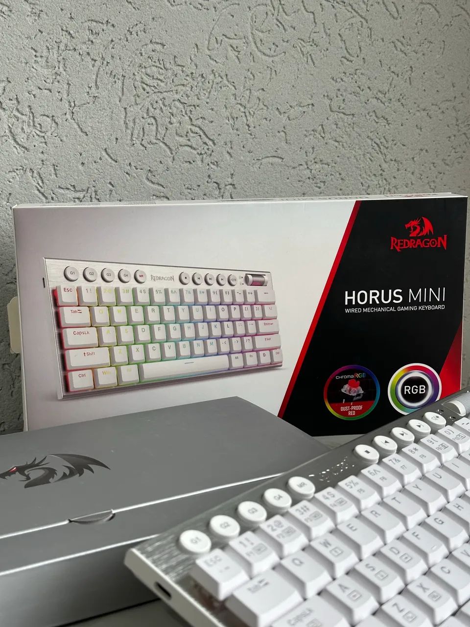 Teclado Gamer Redragon Horus Mini RGB - Foto 3