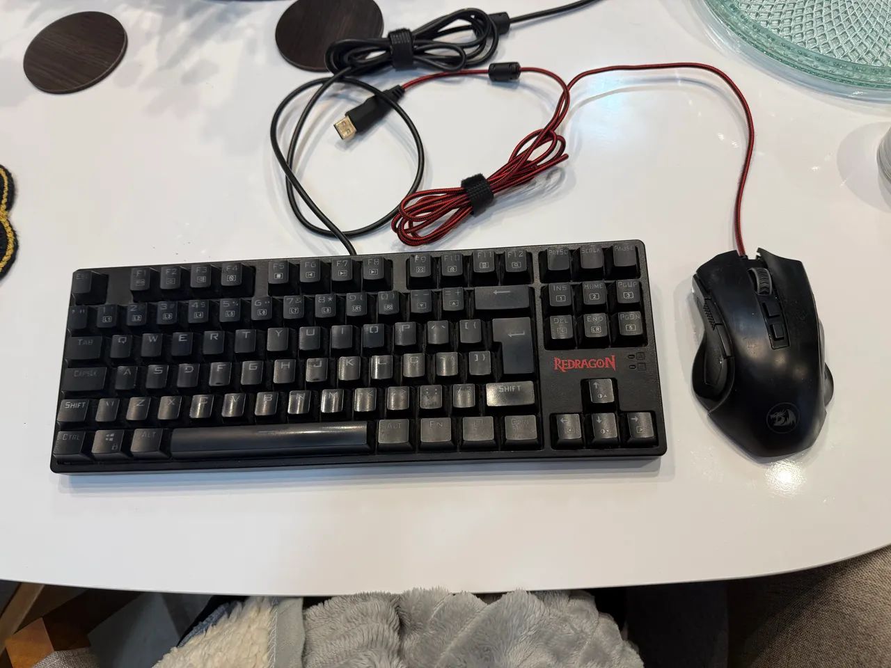 Kit teclado e mouse Redragon