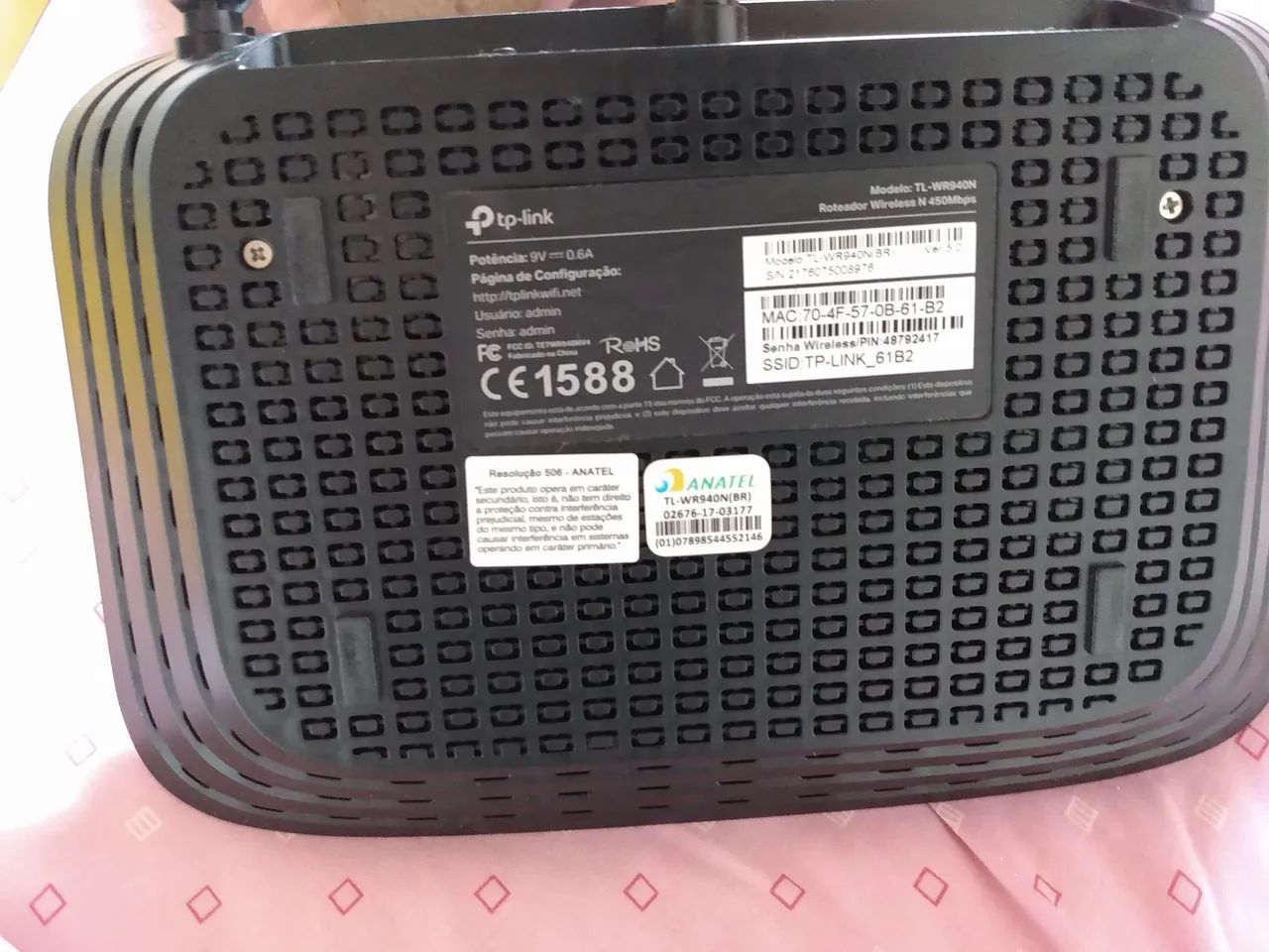 Roteador TP-Link TL WR940N 450 mbps - Foto 3