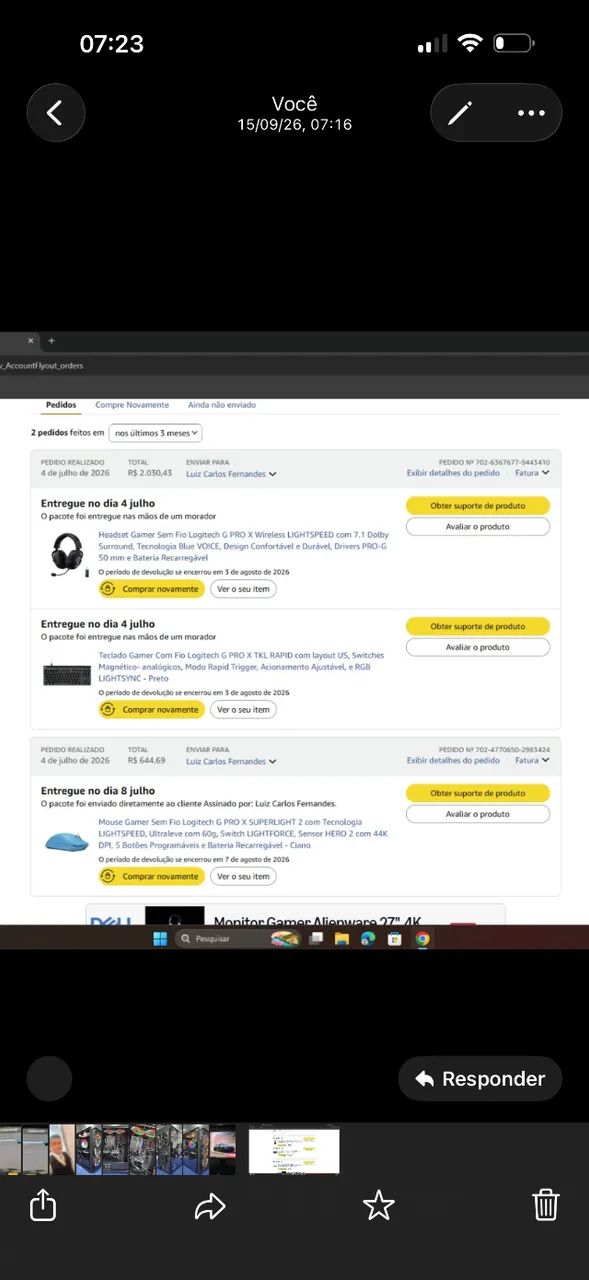 Headset Logitech G Pro X Wireless - Foto 4