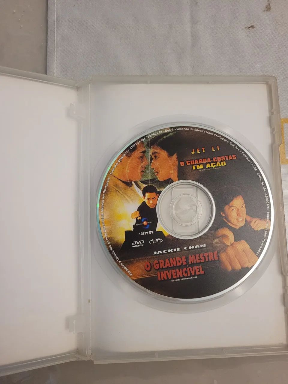 DVD Jackie Chan e Jet Li Mídia Original - Foto 3