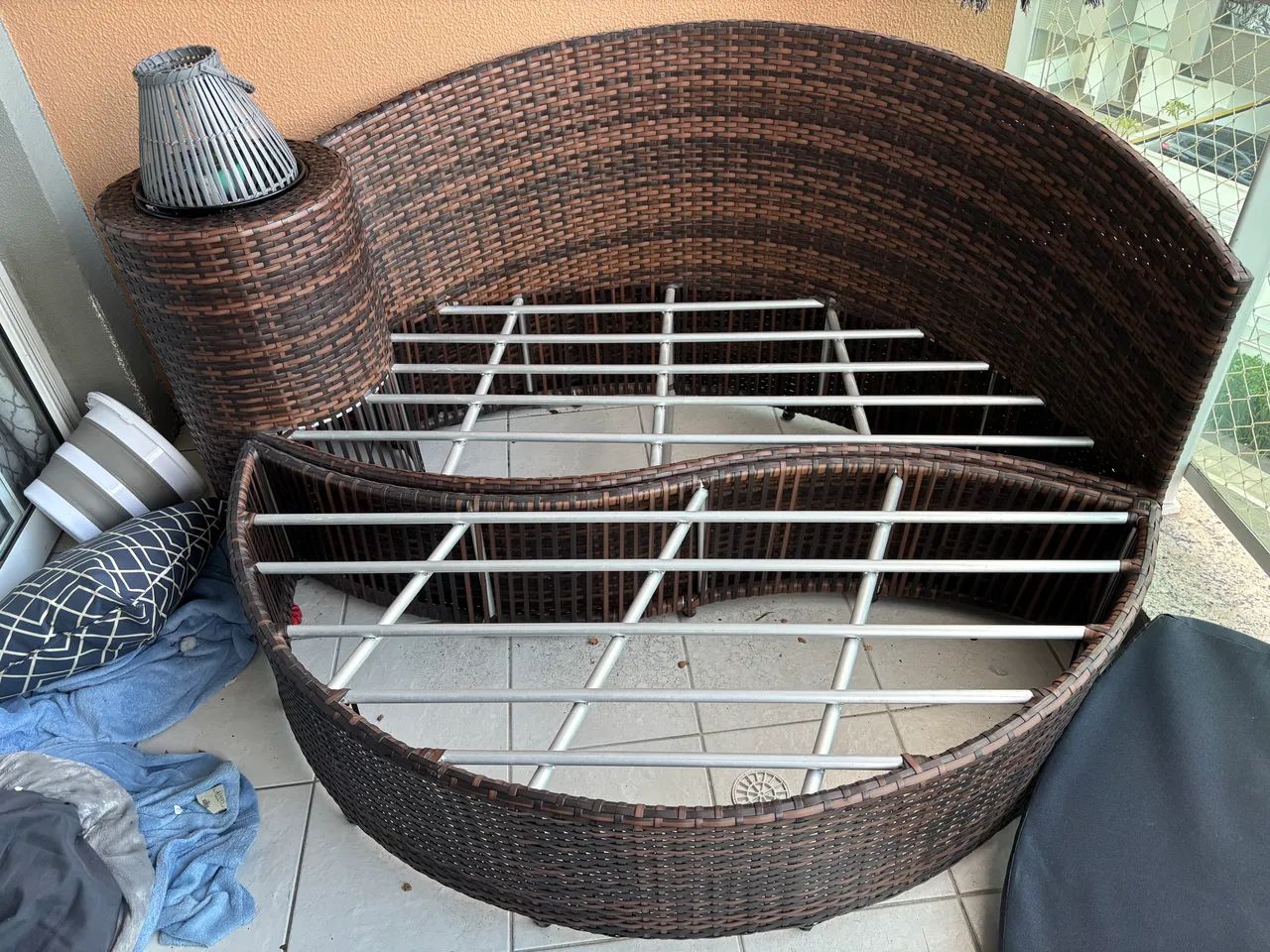 Sofá externo com chaise e champanheira - Foto 3