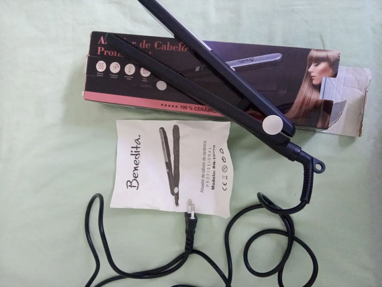 Alisador de cabelos profissional, 150 reais. - Foto 2