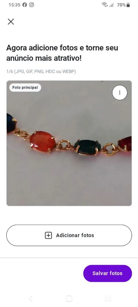 Gargantilha ouro  18KGF  MARCA GALLE MUITO MAIS RESISTENTE NÃO É UM SIMPLES FOLHEAD - Foto 5