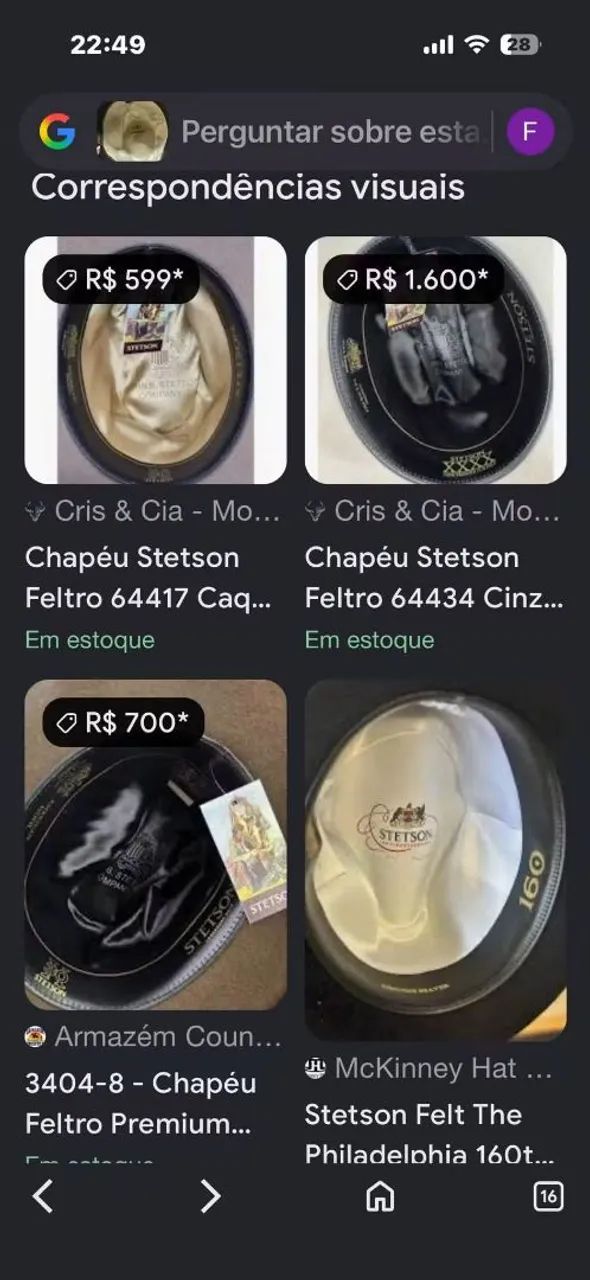 Chapéu original STETSON - Foto 4