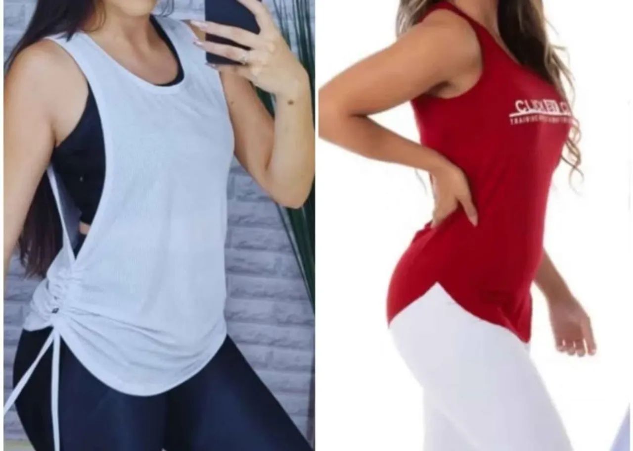 DUAS BLUSINHAS FITNES 