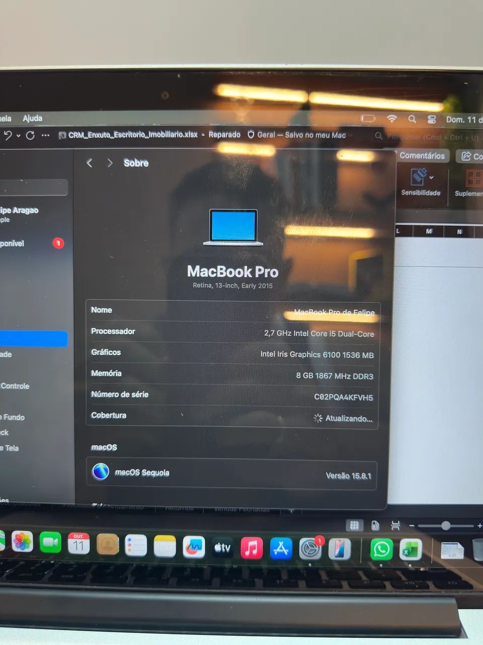 Mac Book Pro 2015 8gb Ram SSD 250gb  - Foto 5