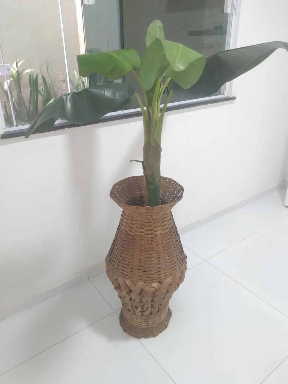Planta Bananeira Artificial com jarro - Foto 4