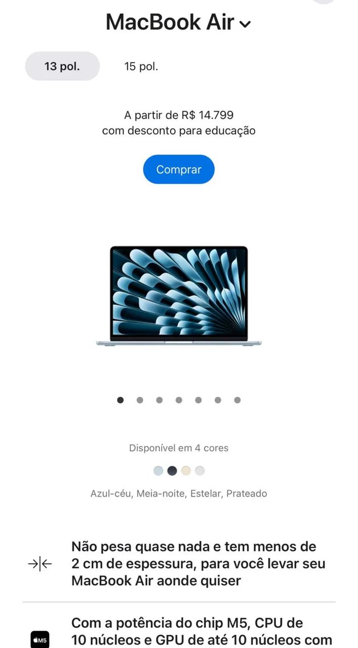 Vendo MacBook Air 