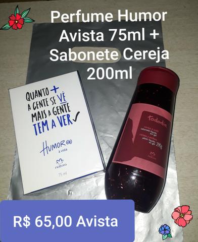 Perfume Humor 75ml com sabonete líquido 200ml