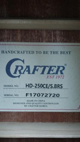 Violão CRAFTER Folk Aço NOVINHO* Etiqueta ainda no Captador - Foto 4