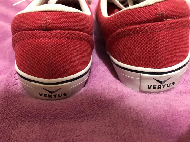 Tênis Vertus Original, tamanho 38, vermelho