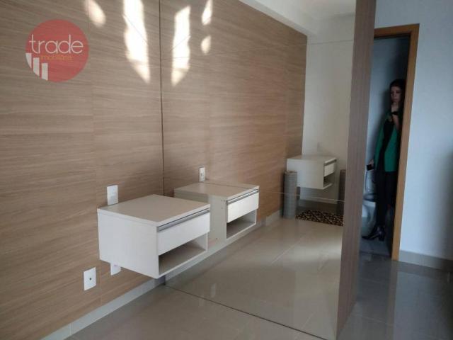 Flat com 1 dormitório para alugar, 44 m² por r$ 1.800,00/mês - bosque das juritis - ribeir - Foto 2