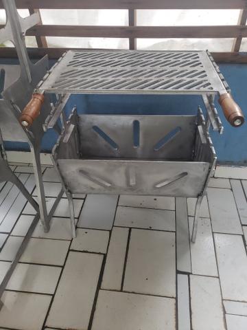 Churrasqueiras grande reforçada de alumínio - Foto 2