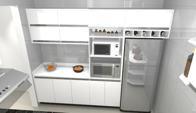 Cozinha armário Planejado 100% MDF. S/ a pedra - Foto 4