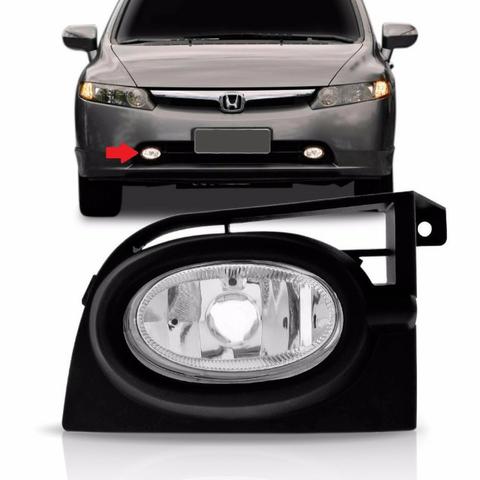 Farol Milha Auxiliar Neblina New Civic 2006 07 2008 Direito