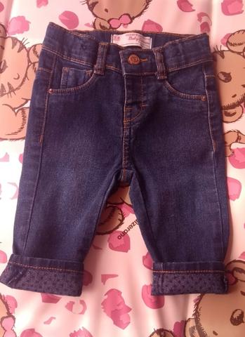 Calça Jeans Bebê Menina Slim - Foto 3