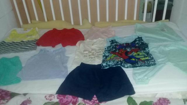 Lote de roupas de bebê 20,00