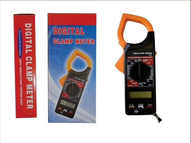 Alicate Amperímetro Digital Multimetro Clamp Meter