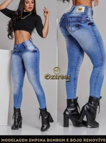 calça jeans feminina oxtreet