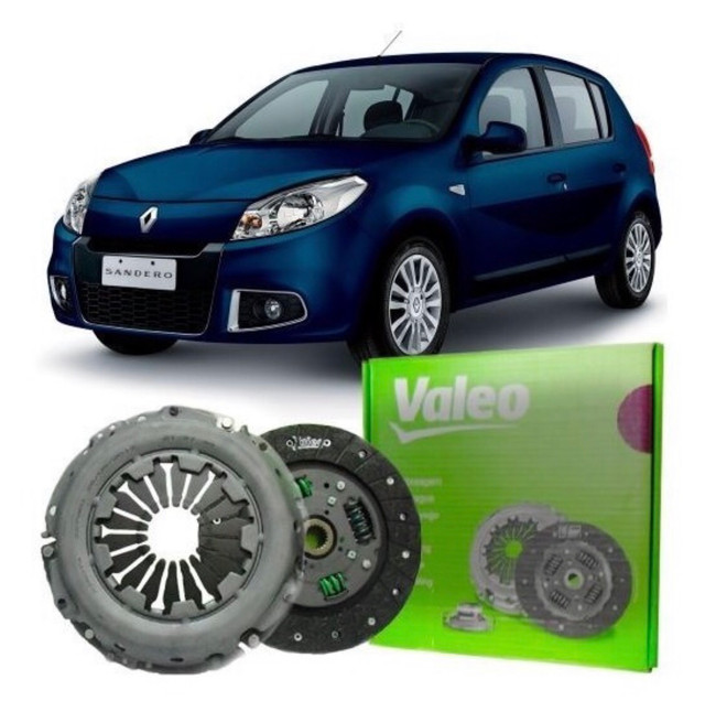 Kit Embreagem Renault Sandero Clio Kangoo Peugeot 206 Valeo