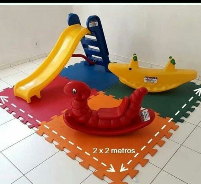 Cama elástica  cavalinho gangorra  Isotubos  - Foto 4
