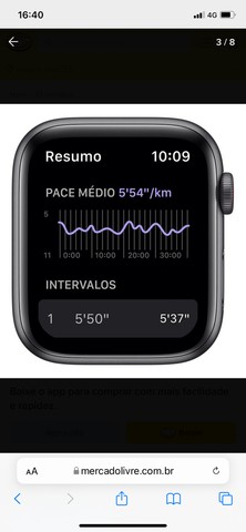 apple watch 5 usado mercado livre