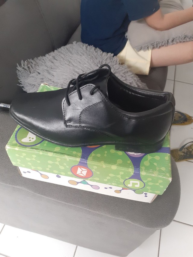 Sapato Social Infantil Menino Moderno Calce Fácil Preto 33 | Carrefour