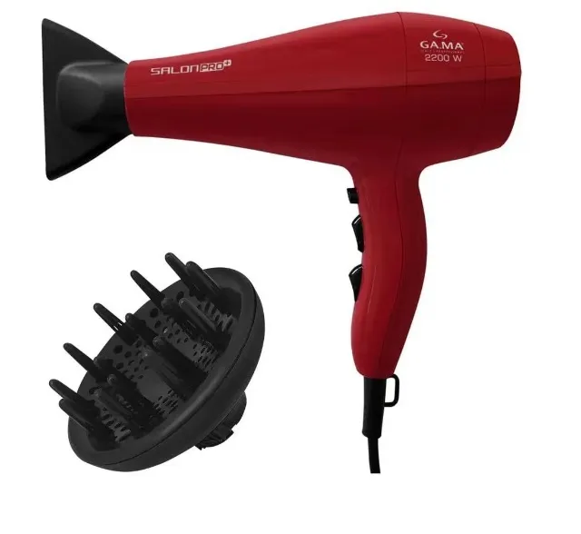 Secador De Cabelo Gama 2200w Salão Difusor Prancha Titanium