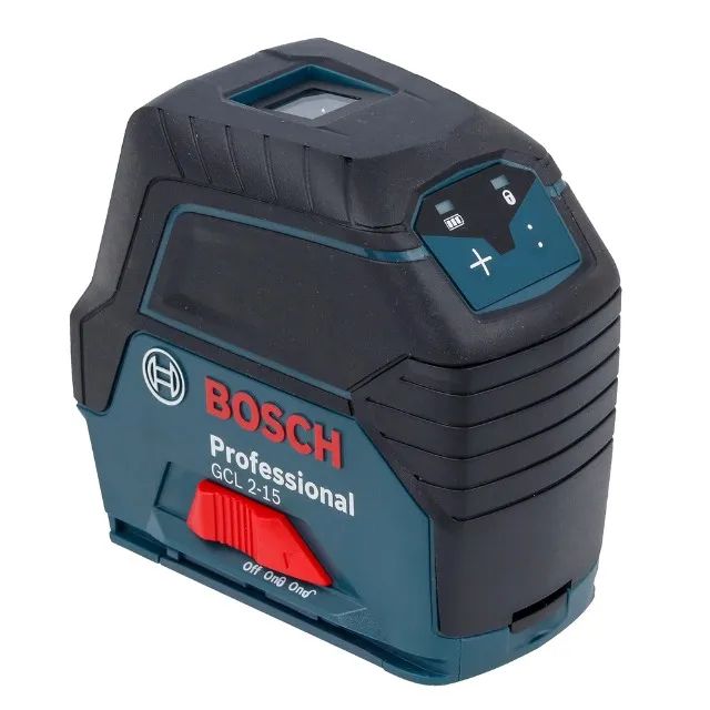 Nível Laser Vermelho Profissional GCL 2-15 + Maleta e Gancho Bosch - Foto 5