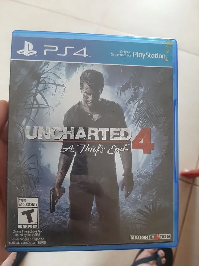 Jogo Uncharted 4 Ps4 Original Mídia Física