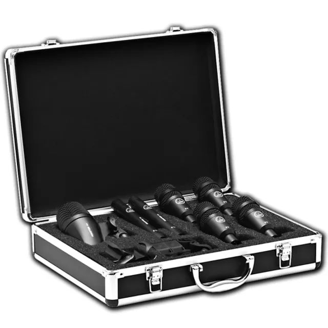  Microfones P/ Bateria Akg Drum Set Session  - Foto 4
