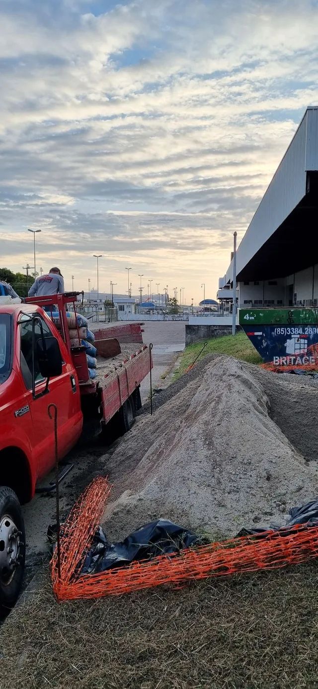 Cimento Areia Arisco Tijolo brita telha - Foto 3