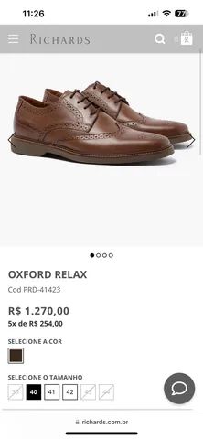 Sapato social hot sale richards