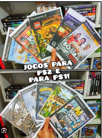 Jogos Novos de Ps2 Mídias Multilaser Alta Qualidade, Pack Jogos de