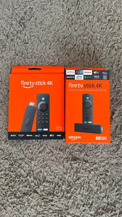 Fire TV Stick 4K - Novo e Lacrado