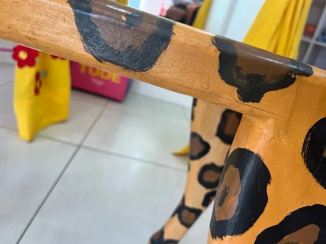 Banco Tigre todo em Madeira  - Foto 3