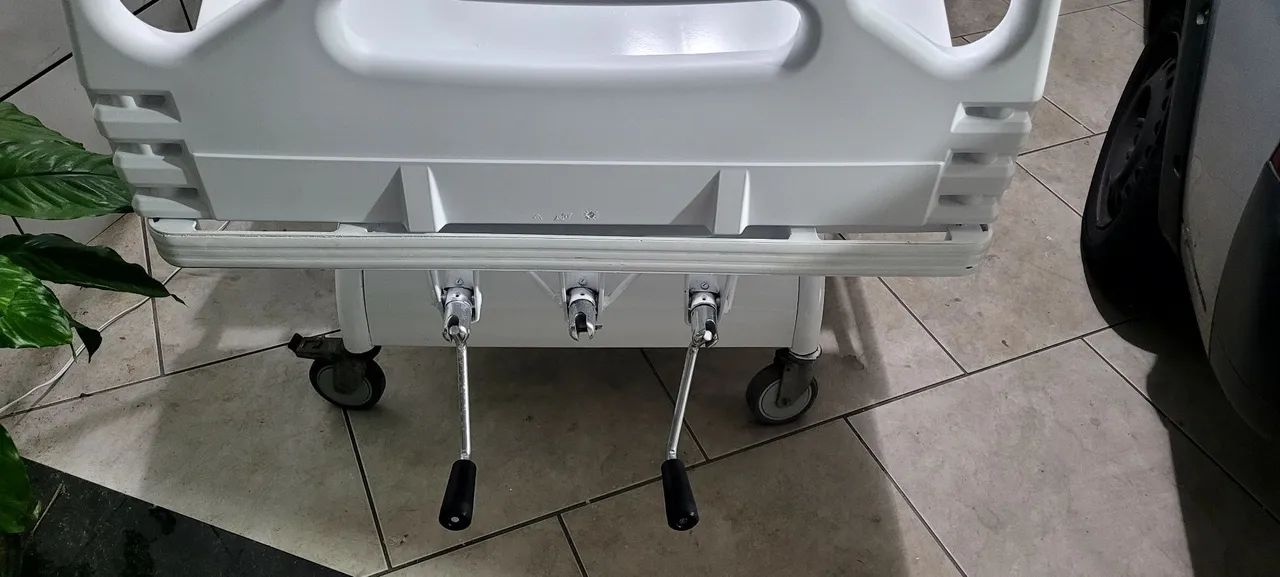 Cama hospitalar manual, 02 manivelas - Foto 5